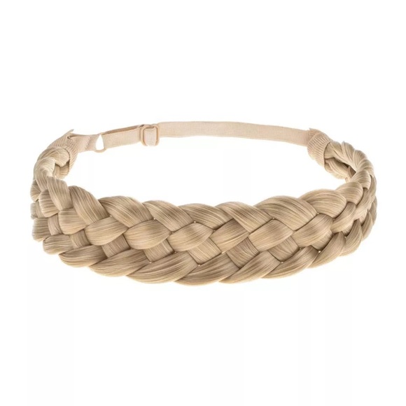 RoxyMc Braided synthetic hair headband BLONDE - Picture 1 of 4